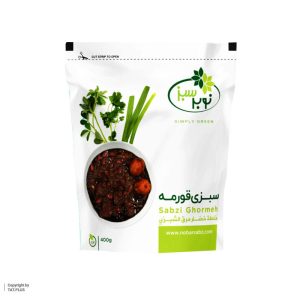 سبزی قورمه 400 گرم نوبرسبز
